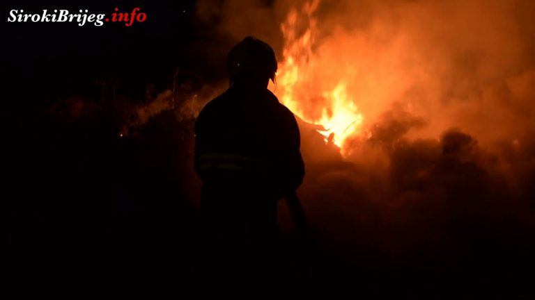 Vatrogasci Širokog Brijega sprječavaju ekološku katastrofu kraj Prve osnovne škole