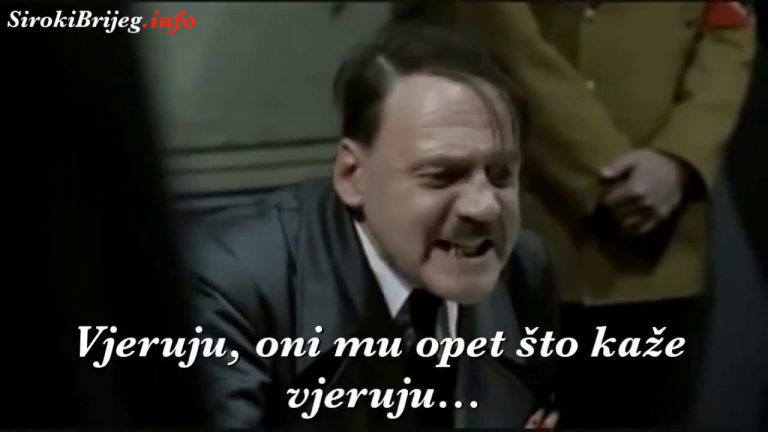 Hitler poludio zbog nekih HDZ-ovaca iz Širokog Brijega i pustio govor Dobročinitelja iz 2014.g.