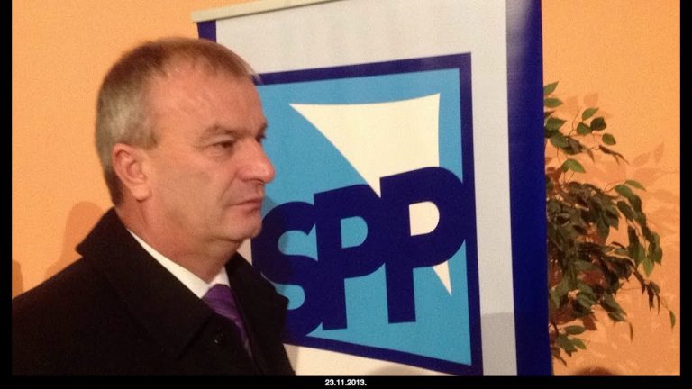 Mladen Lijanović i Živko Budimir po dolasku na Prvi sabor SPP-a