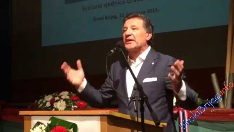 Zdravko Mamić – srcedrapajućih govor u Širokom Brijegu