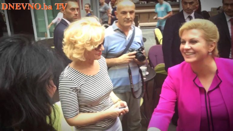 Kolinda Grabar Kitarović u Mostaru 11.09.2015.