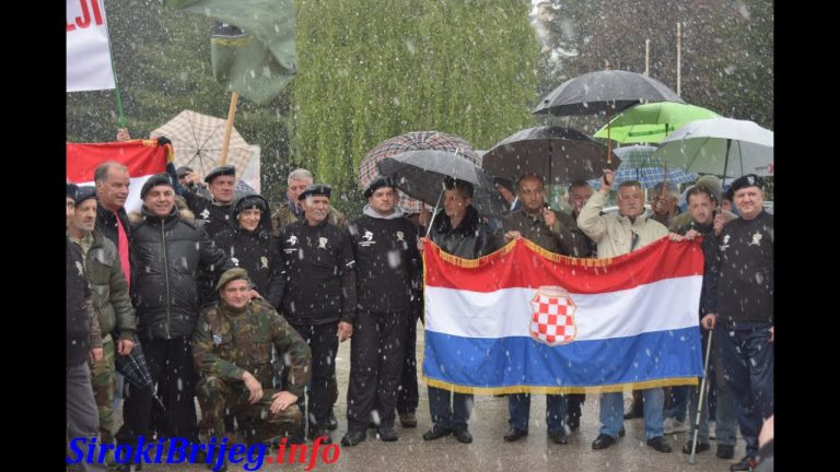 Branitelji ŽZH u borbi za svoja prava u Sarajevu 25.04.2016.