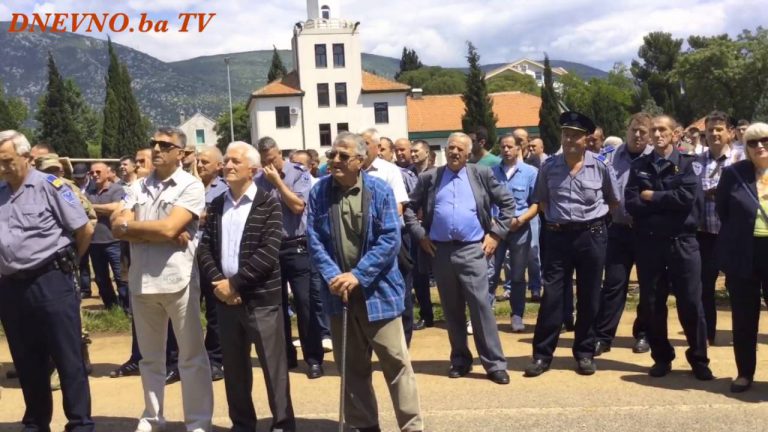 Prosvjed MUP-a HNŽ-a u Mostaru 18.5.2016.