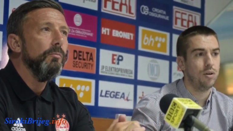 Trener Derek McInnes najavljuje revanš protiv NK Široki Brijeg