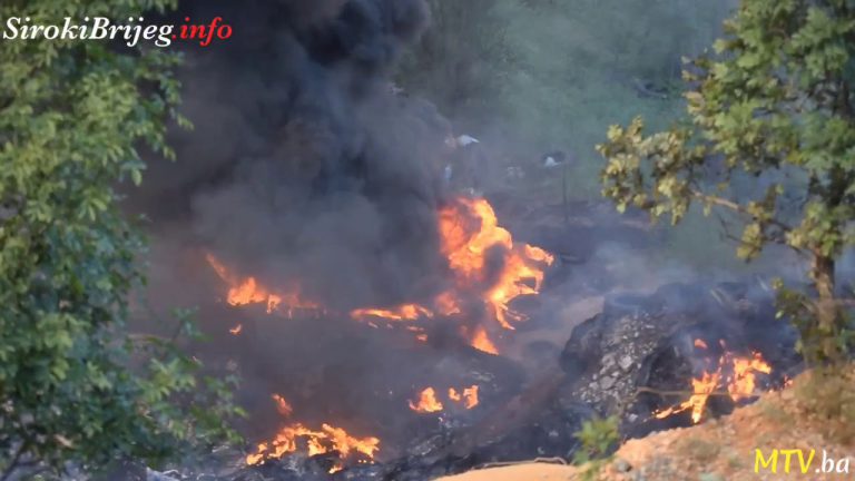 Ekološka katastrofa nad Širokim Brijegom – Lokacija “Babić” 29.6.2019.