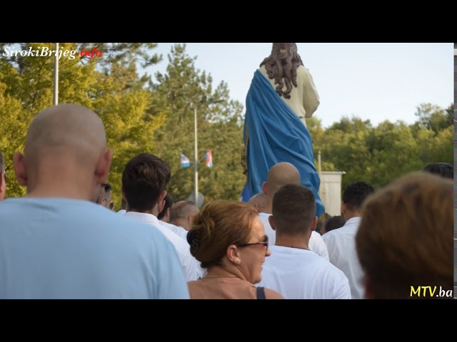 Procesija s kipom Širokobriješke Gospe 2020.