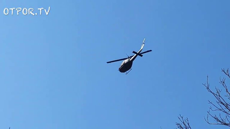 Helikopterski niski prelet iznad Širokog Brijega