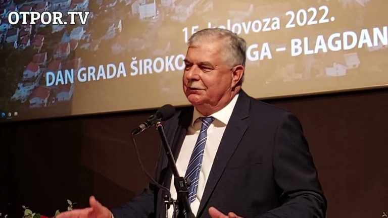 Gradonačelnik Kraljević povodom Dana grada Širokog Brijega